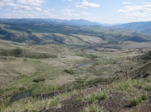 big valley somewhere in Idaho